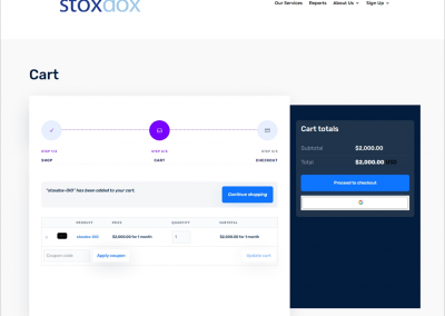 stoxdox Cart